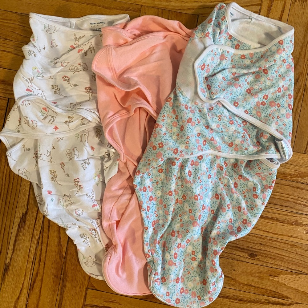 Aden & Anais Sleep Swaddle 3 pack Fairy Tale Flowers